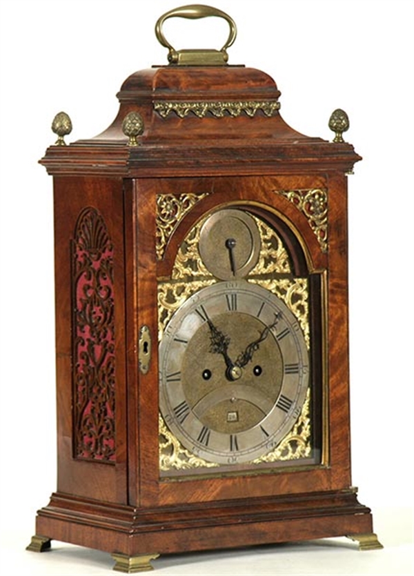 Bryant & Son, London, a George III mahogany bracket clock